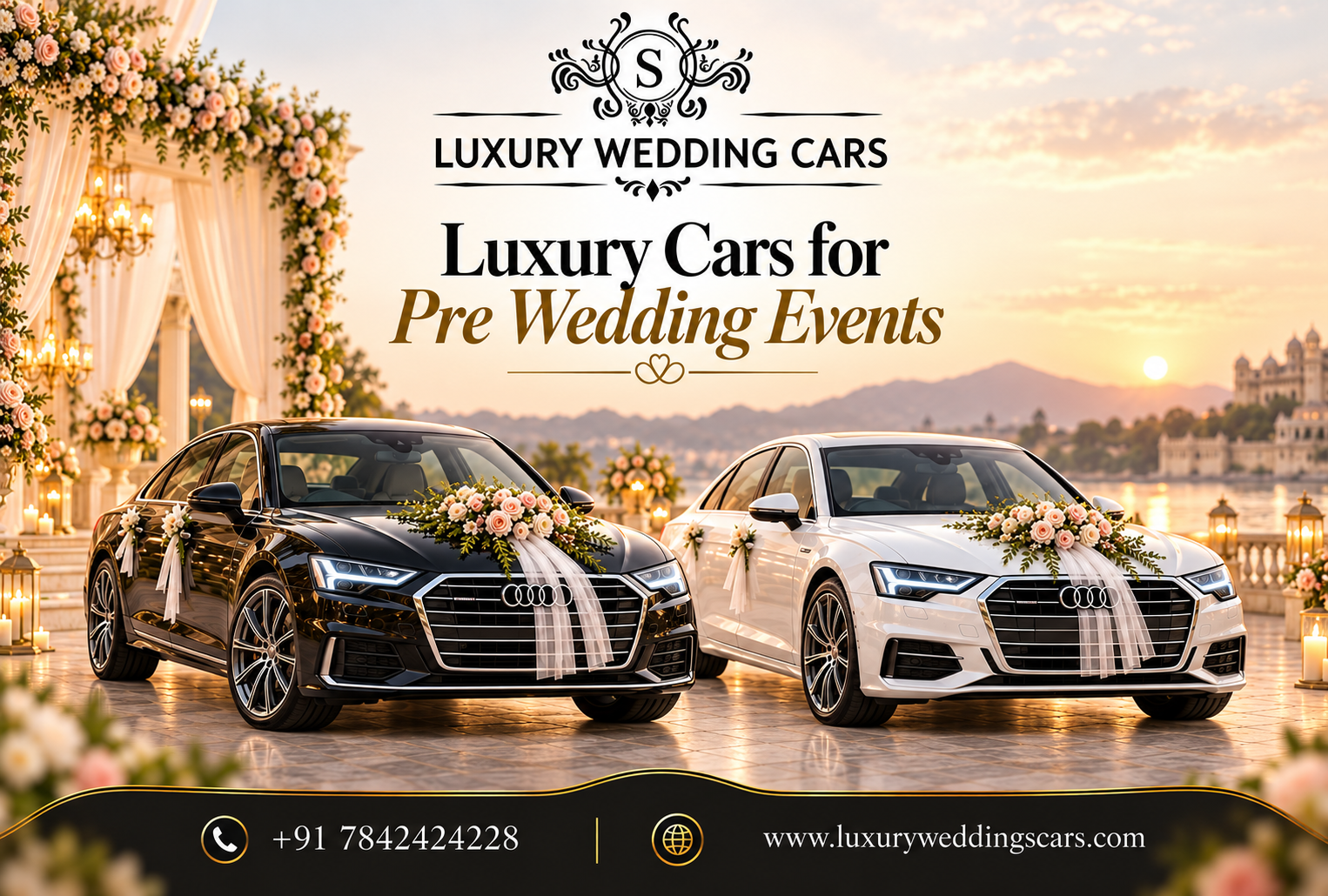 Best Luxury Cars for Pre Wedding Events in Hyderabad for couples